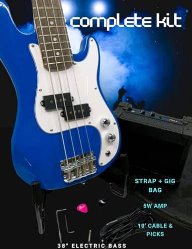 Paquete de Bajo Eléctrico Raptor 3/4 Tamaño 38 Pulgadas - Imagen 4