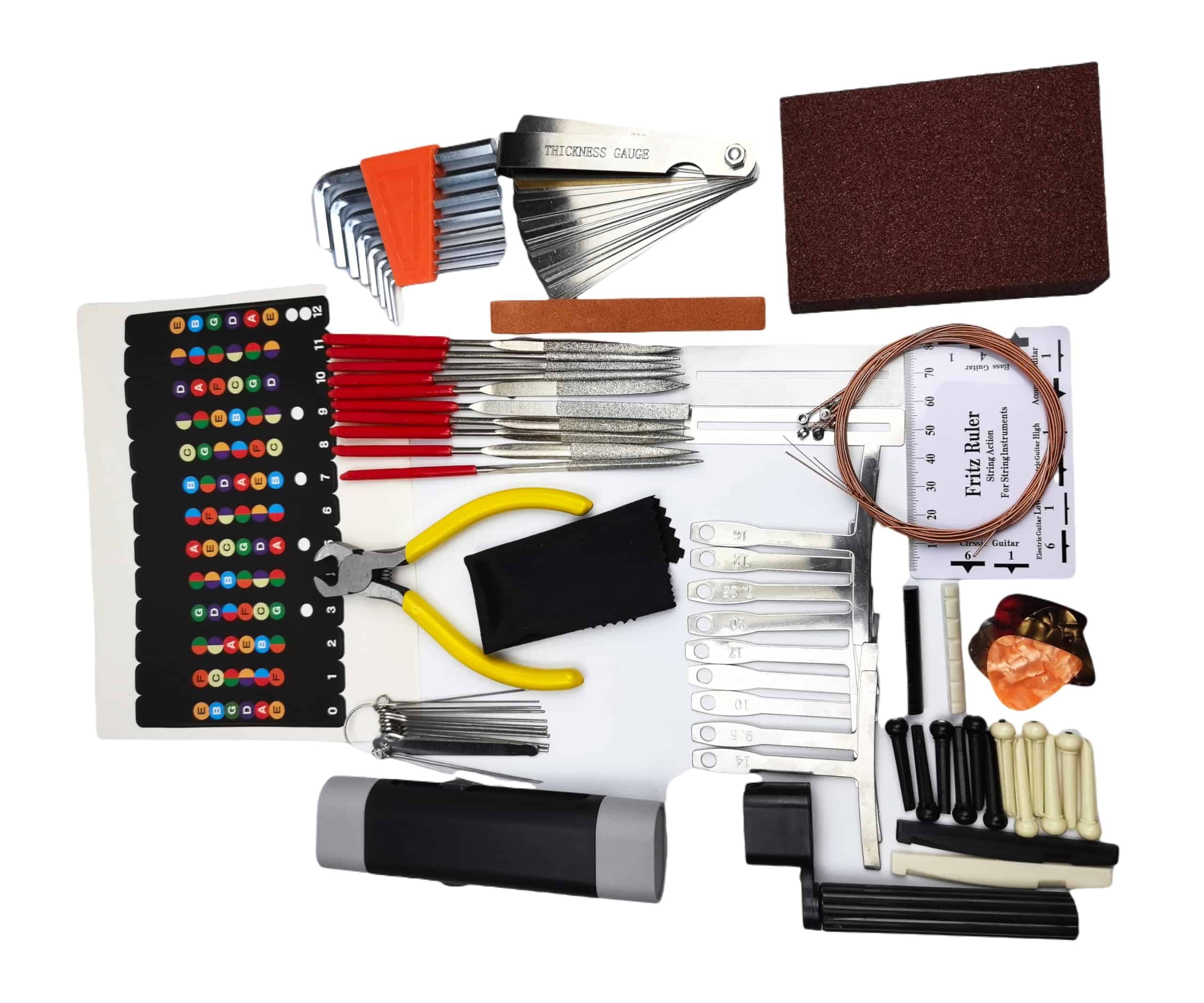 Kit de Herramientas para Guitarra de 72 Piezas, Kit de