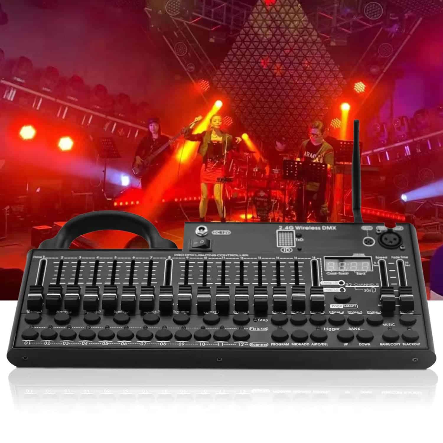 Controlador DMX 384 Canales MINI Consola de Control DMX - Imagen 3