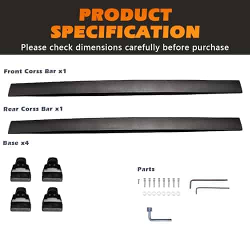 Rieles de Techo sin Barras Transversales Ajuste para Honda - Imagen 7