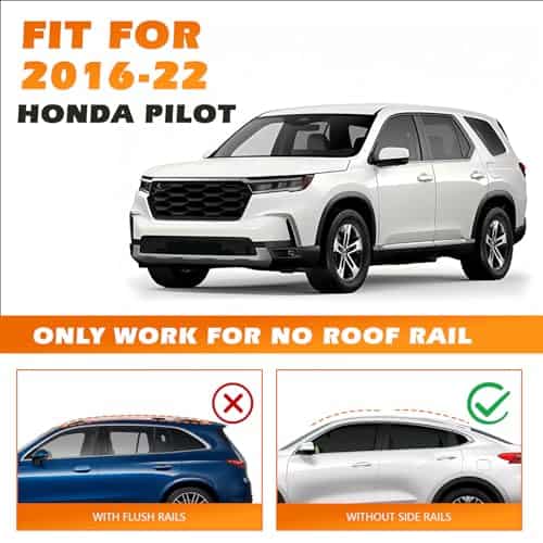 Rieles de Techo sin Barras Transversales Ajuste para Honda - Imagen 3