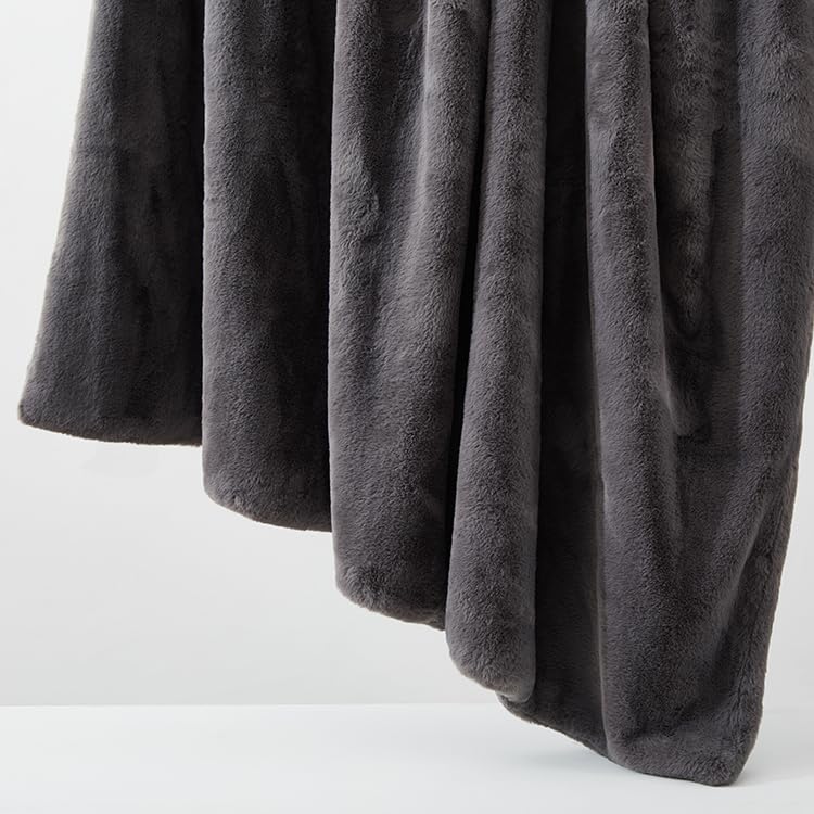 Manta de Piel Sintética de Doble Cara Extra Grande, Suave y