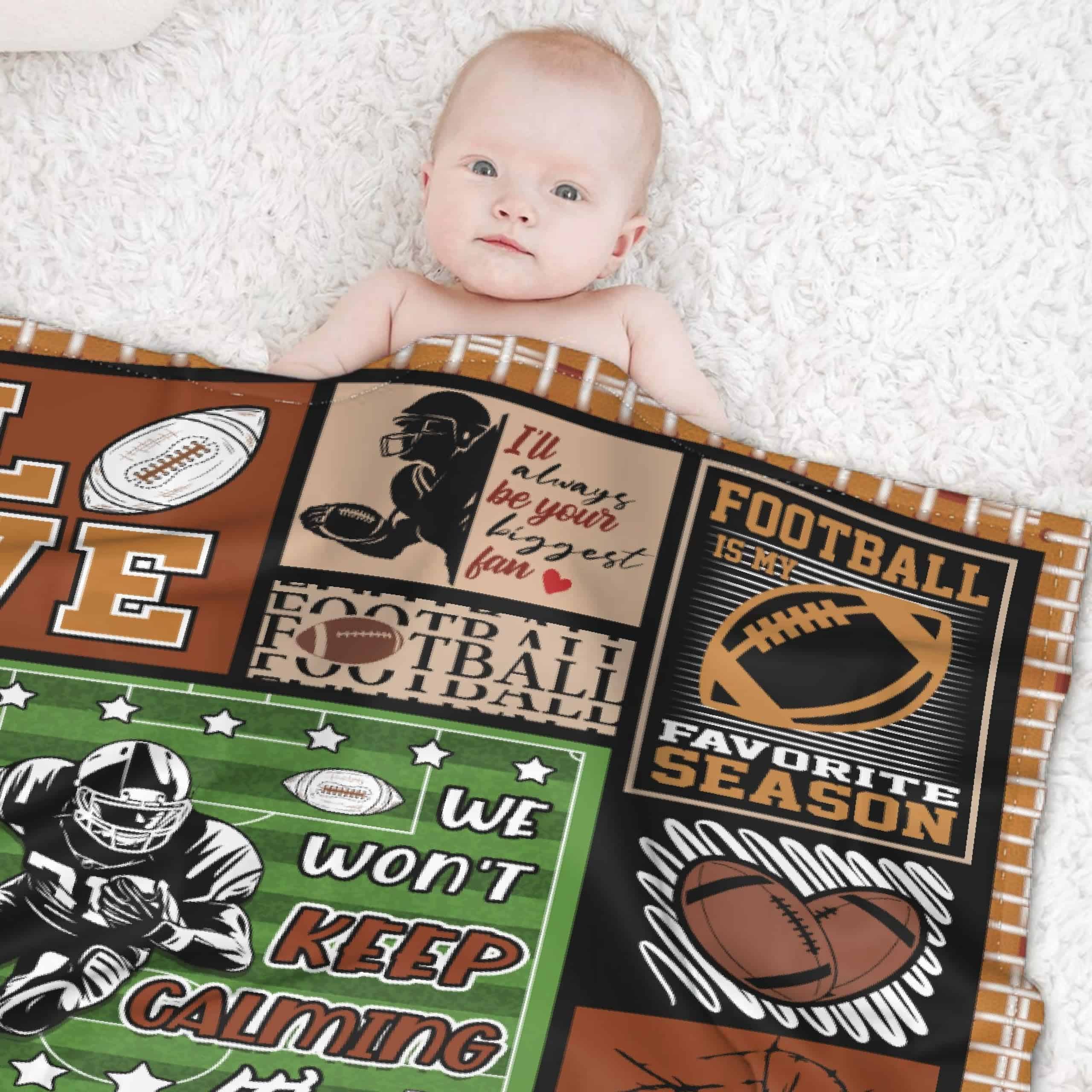 Manta de regalo de fútbol de forro polar Buyyet manta de - Imagen 4