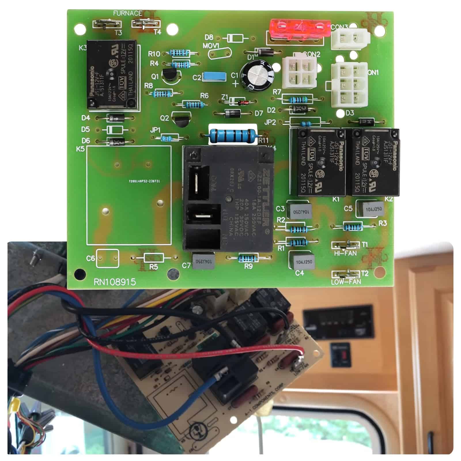 Kit de Placa de Relé de Control de Termostato Analógico