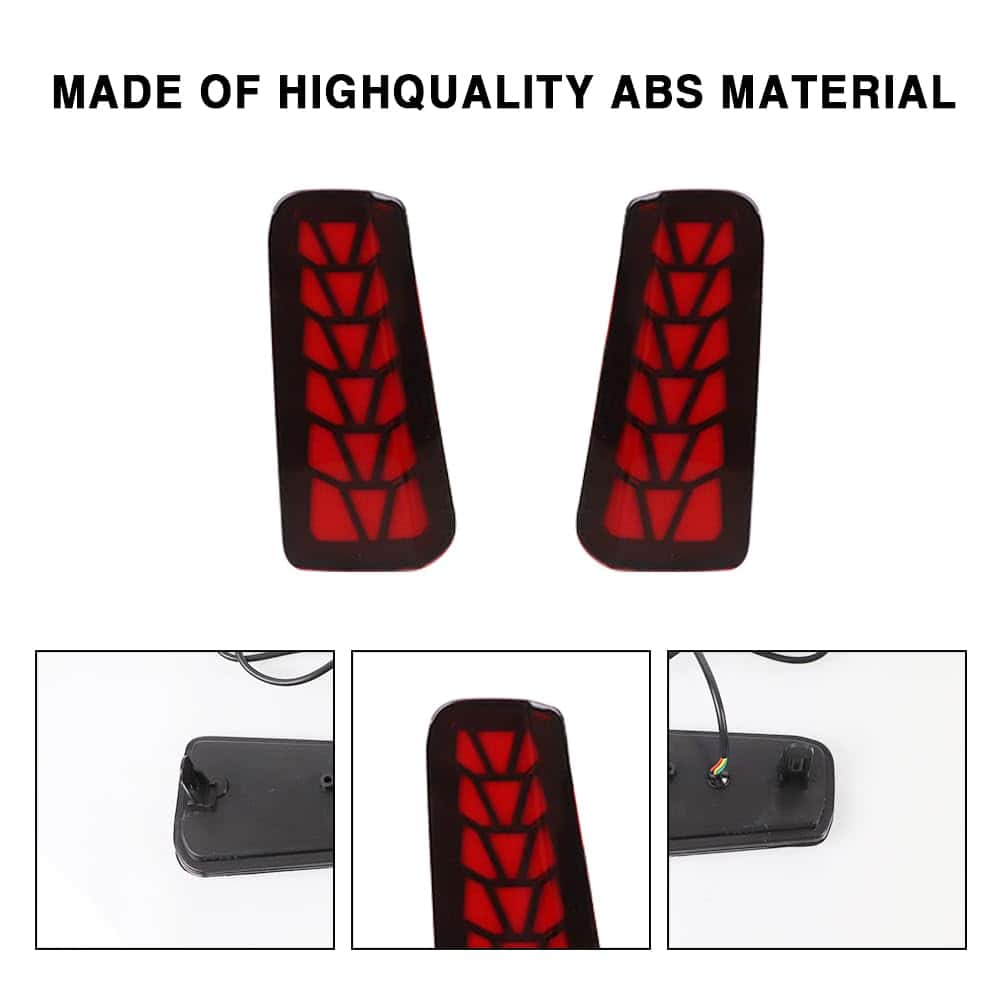 GETITALONE Luz Trasera de Reflector de Luz LED Rojo Luz de - Imagen 3
