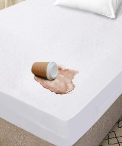 Protector de colchón para cama King Size WINKAURA 76"x80",
