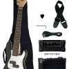 Bajo eléctrico para niños Raptor de 3/4 de tamaño, 38