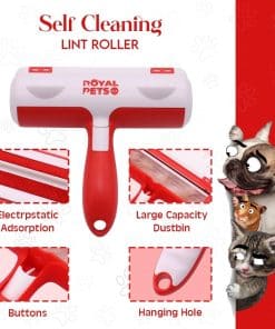 Removedor de Pelos para Mascotas y Rodillo Quitapelusas