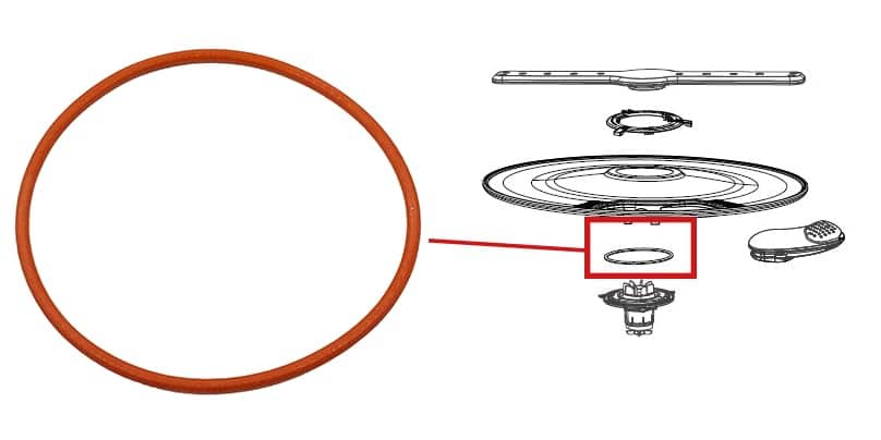Anillo de sellado 523049 de repuesto para Fisher Paykel O - Imagen 3