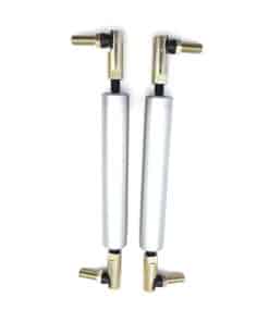 Kit de 2 Amortiguadores de Dirección a Gas y Junta de Bola