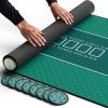 Newverest Tapete de Poker 70" x 35", Tapete de Texas