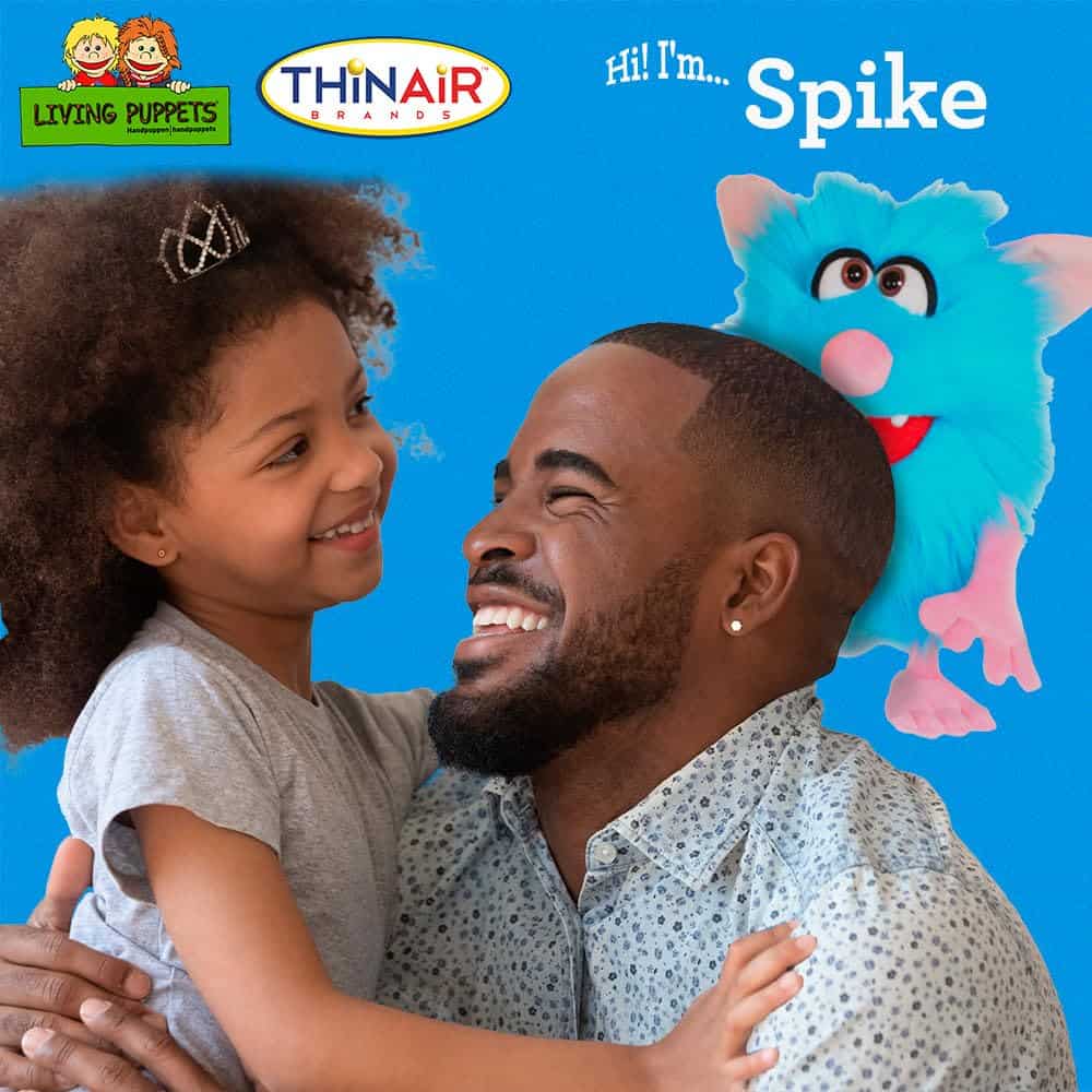 Living Puppets - Spike El Monstruo Amigable Azul de 14 - Imagen 4