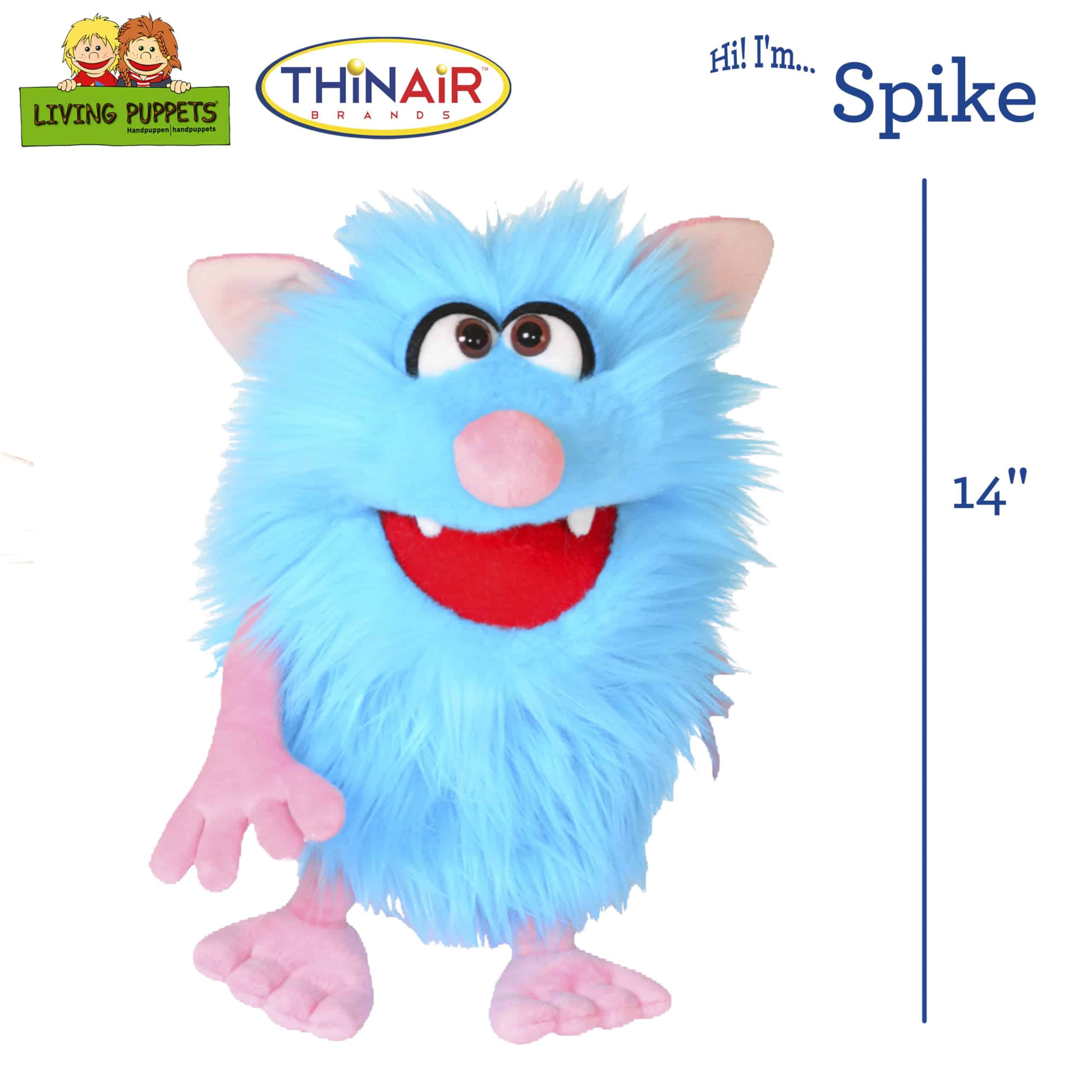 Living Puppets - Spike El Monstruo Amigable Azul de 14 - Imagen 3
