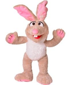 Títere de mano de conejo grande Herbie de 24 pulgadas,
