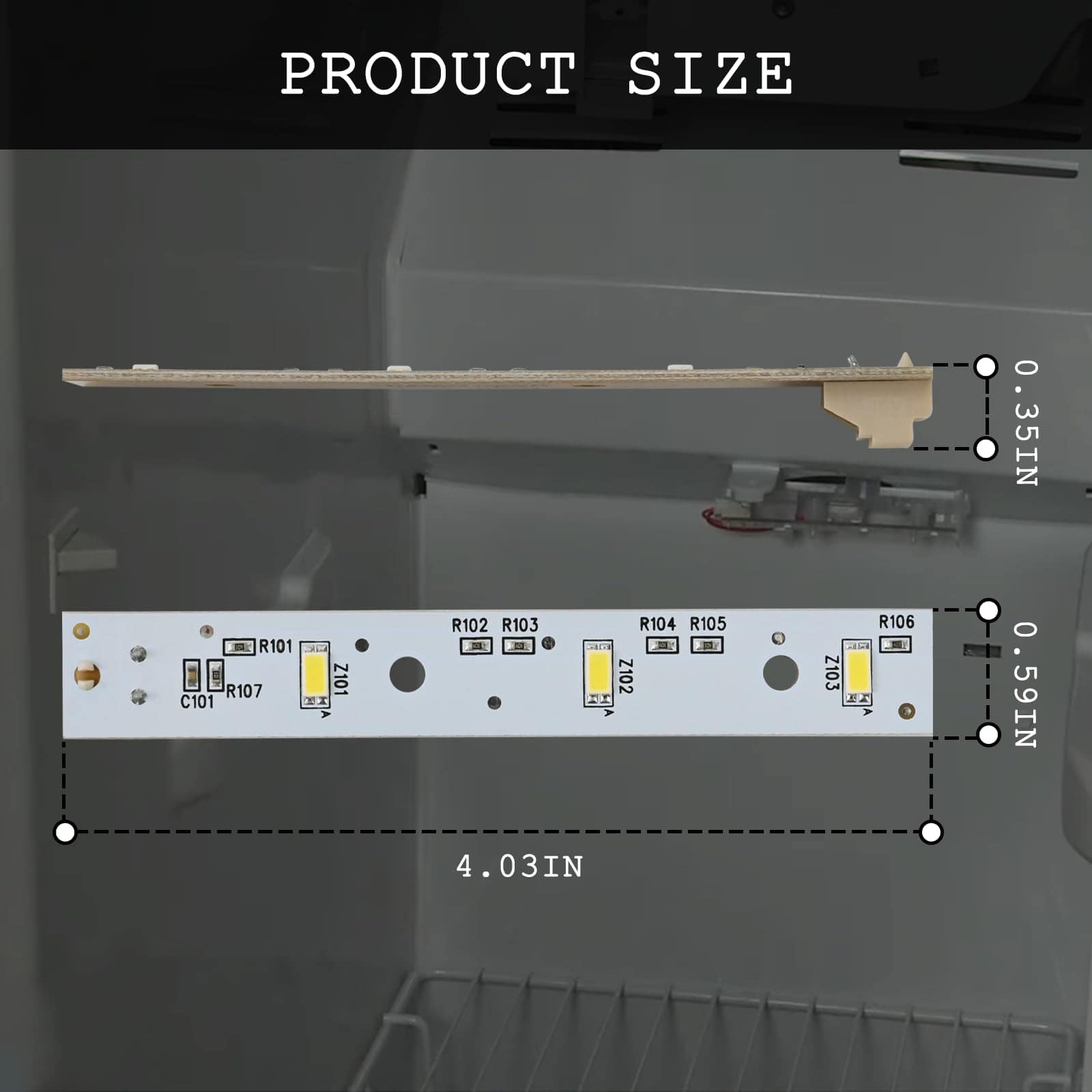 2 Pack WR55X26671 Placa de Luz LED Compatible con - Imagen 4