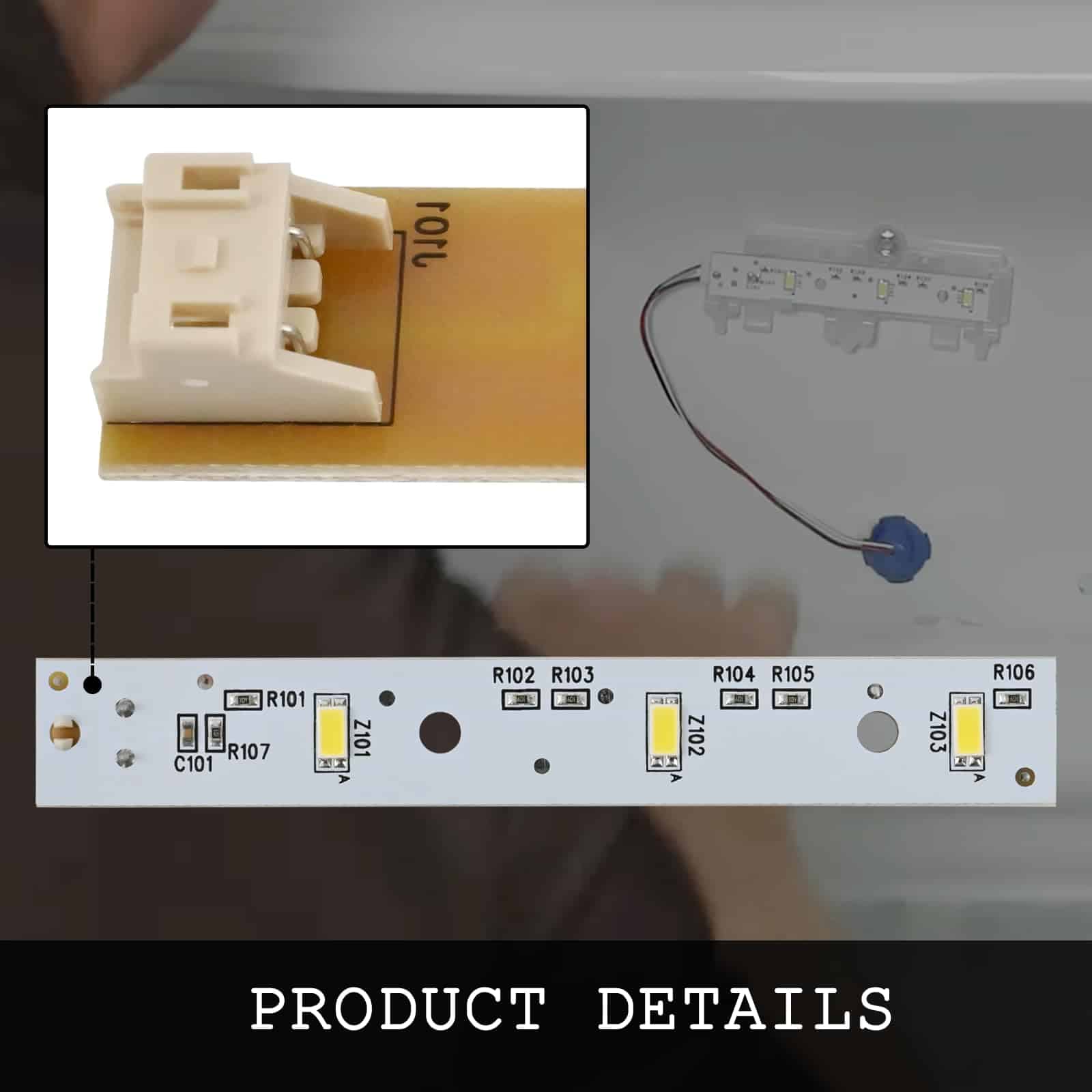 2 Pack WR55X26671 Placa de Luz LED Compatible con - Imagen 7