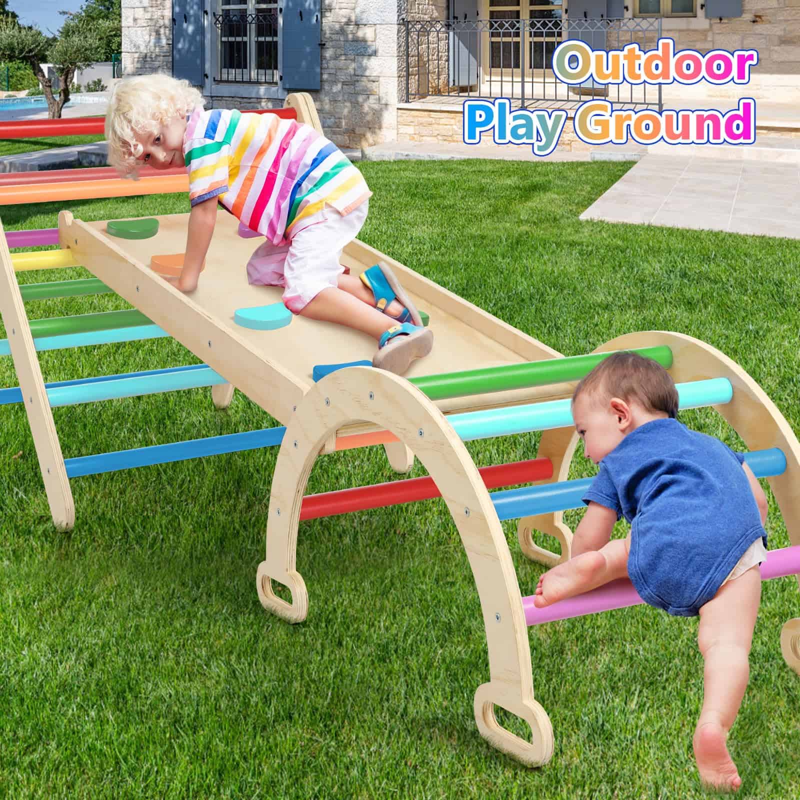 Juguetes de escalada 5 en 1 Hoohtoot para niños pequeños en - Imagen 8