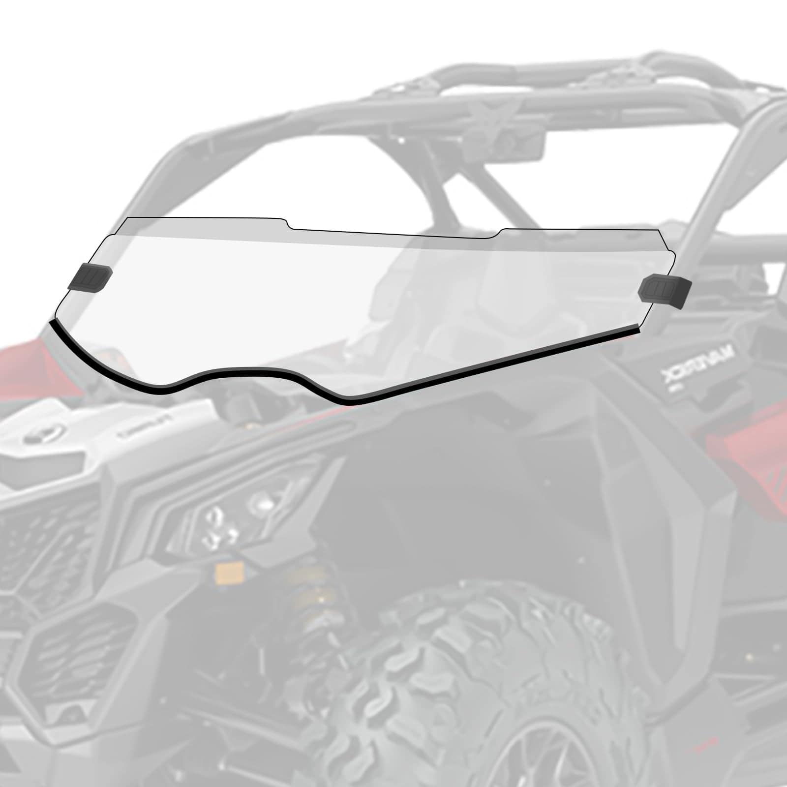 Parabrisas frontal X3 para Can Am Maverick X3, resistente y