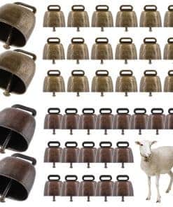 40 PCS Campanas de Vacas, Campanas de Cobre para Pastoreo,