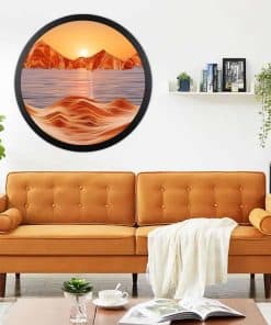 Heuanpte 17.3" Arte de arena en movimiento, -Naranja