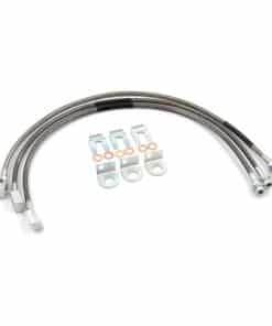 Línea de freno delantero extendido de acero inoxidable