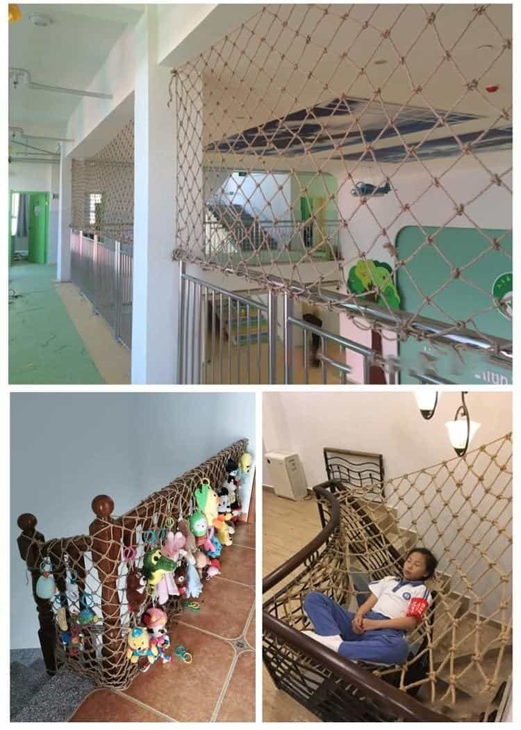 Red de Seguridad Anticaídas para Niños, -Cáñamo - Imagen 7