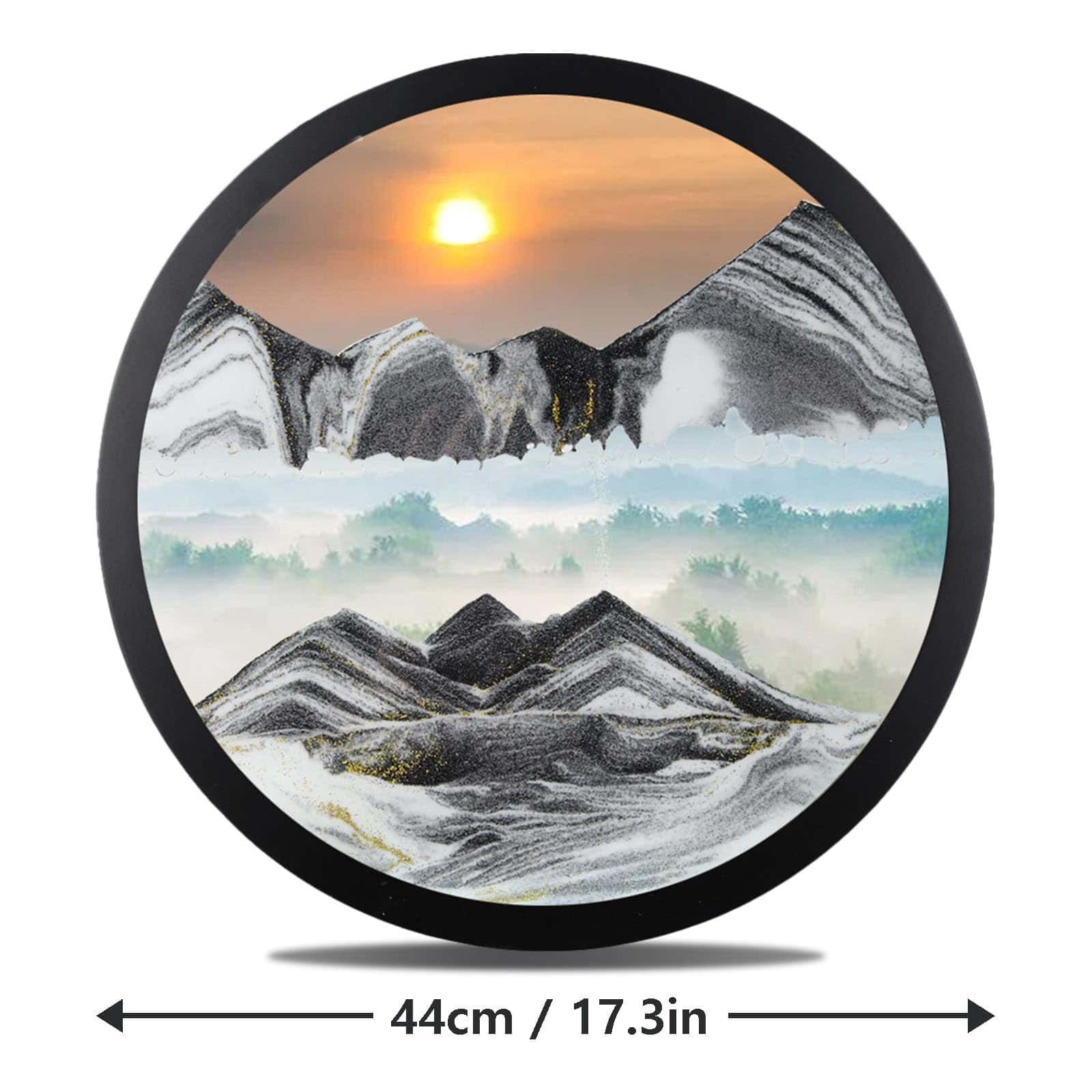 Heuanpte 17.3" Arte en Movimiento de Arena, Arte de Pared - Imagen 5