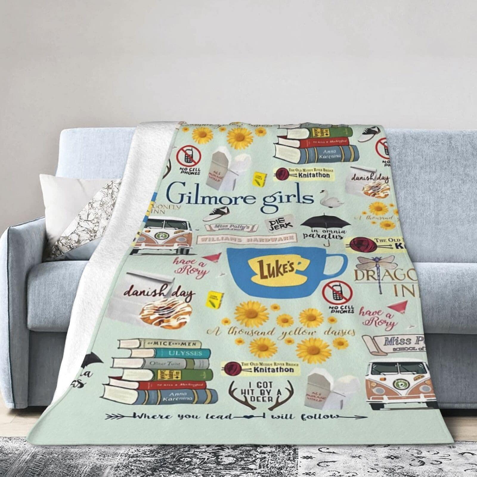 Manta de Microfelpa Súper Suave Para Niñas Ligera y