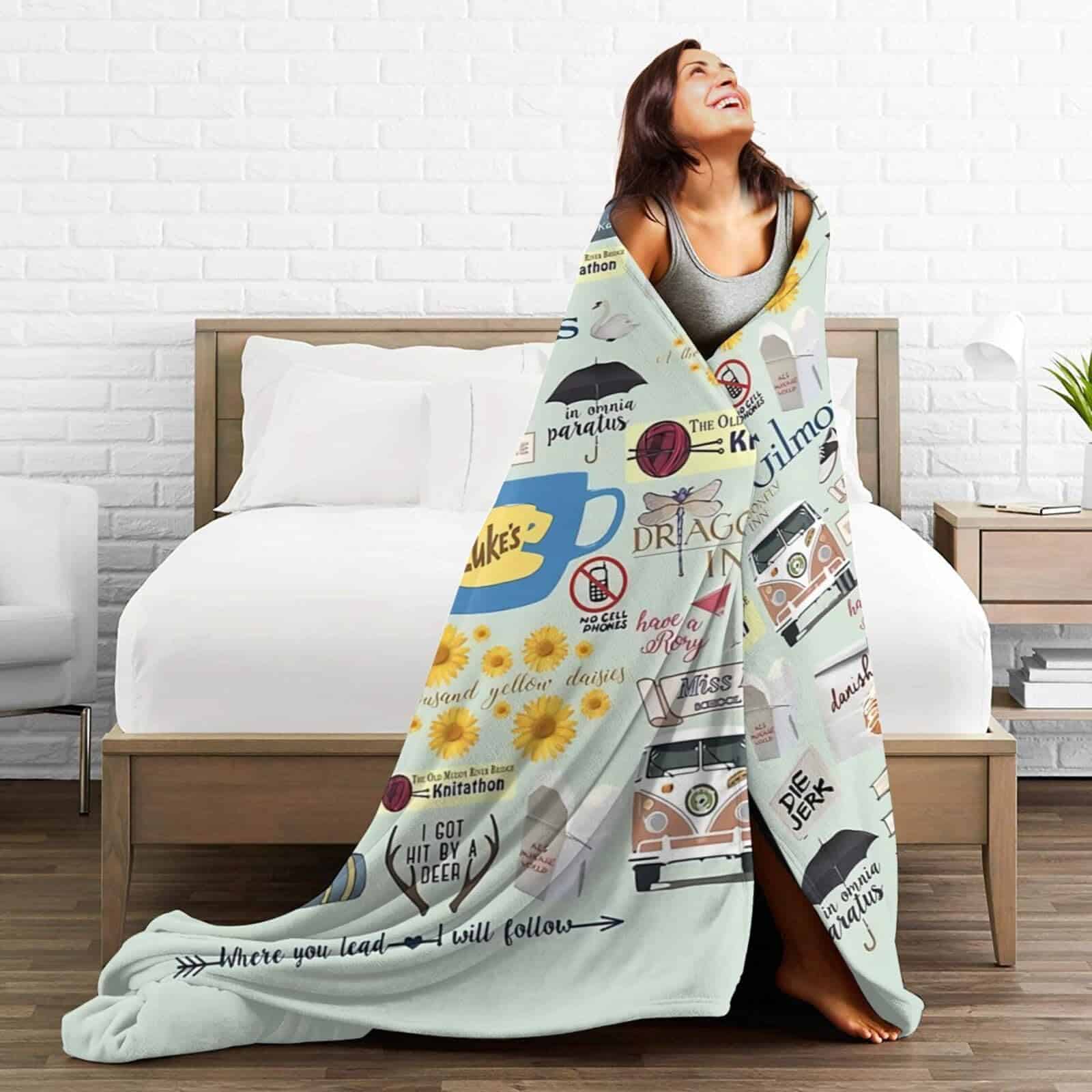 Manta de Microfelpa Súper Suave Para Niñas Ligera y - Imagen 6