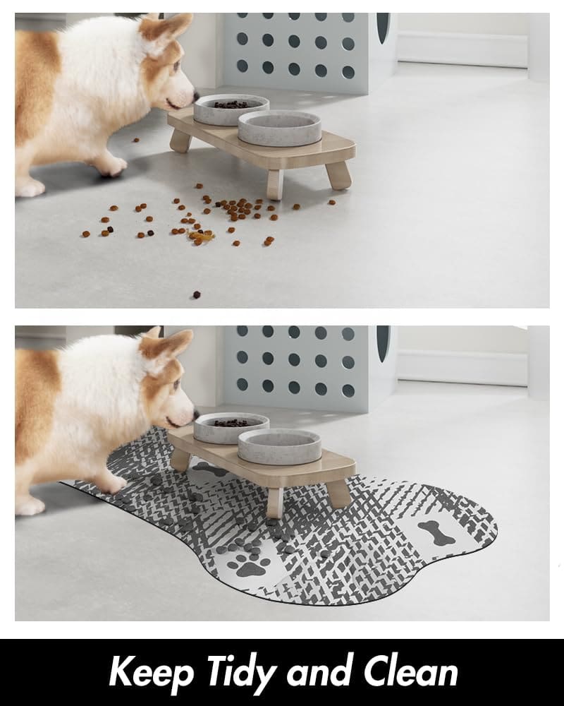 Tapete para Comida de Perro PADOOR - Tapete Absorbente para - Imagen 4