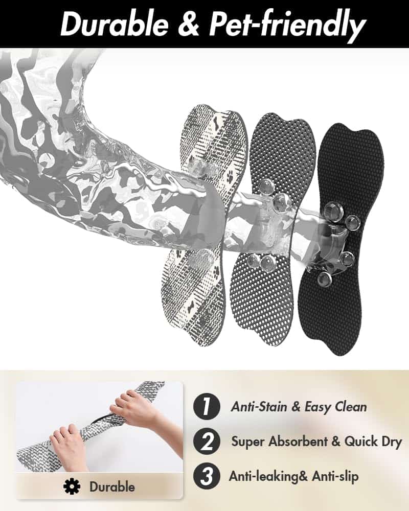 Tapete para Comida de Perro PADOOR - Tapete Absorbente para - Imagen 7