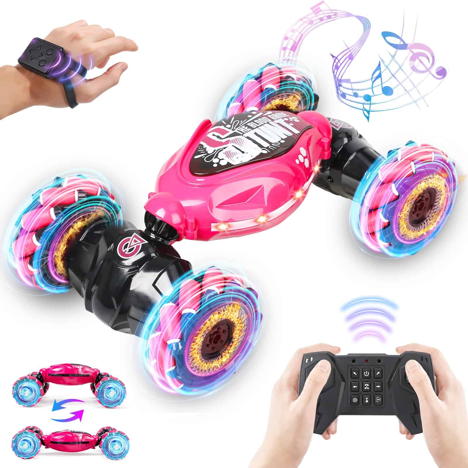 Coche de Acrobacias Controlado por Gestos KEPEAK, Coches RC