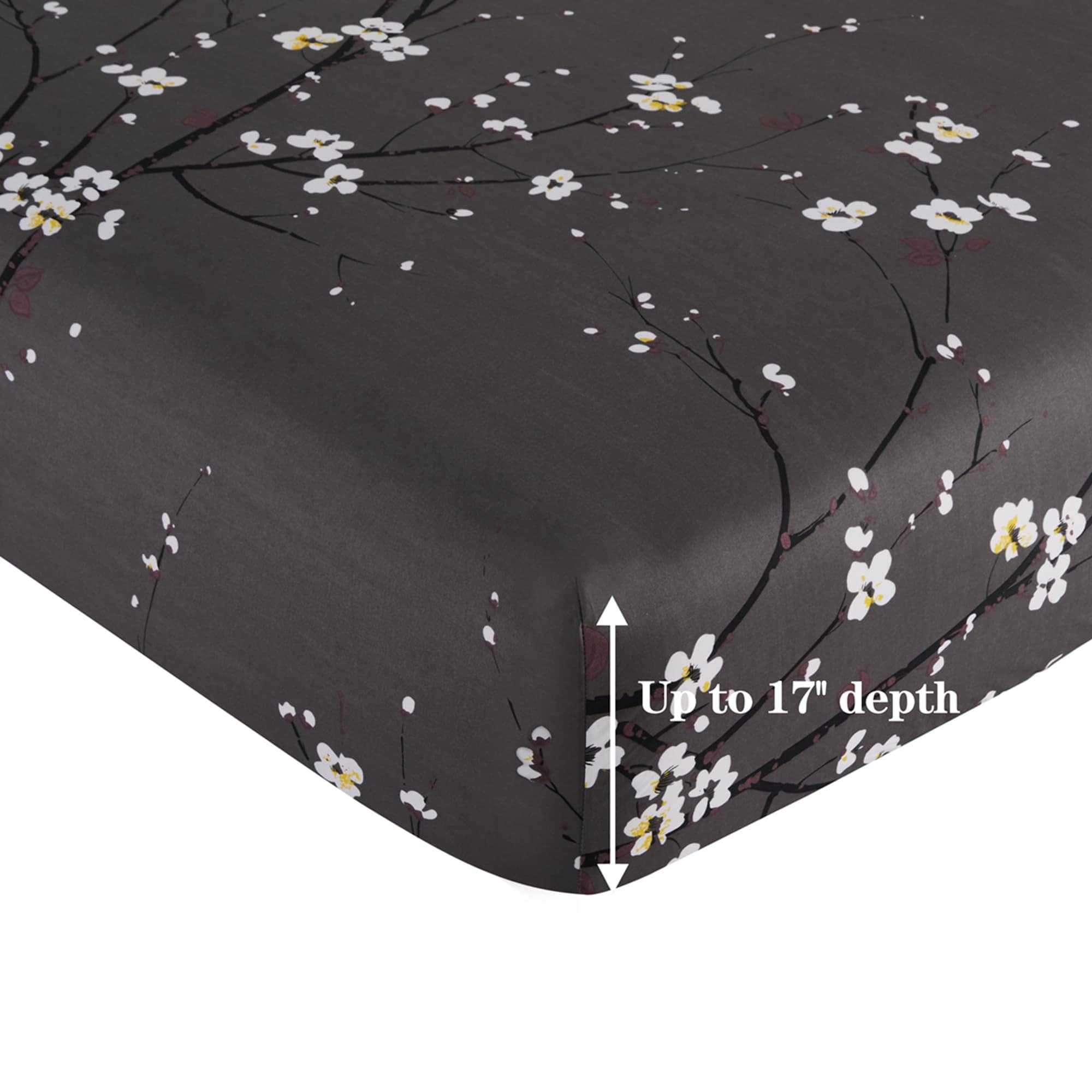 Juego de sábanas de 3 piezas con estampado de decoración de - Imagen 6