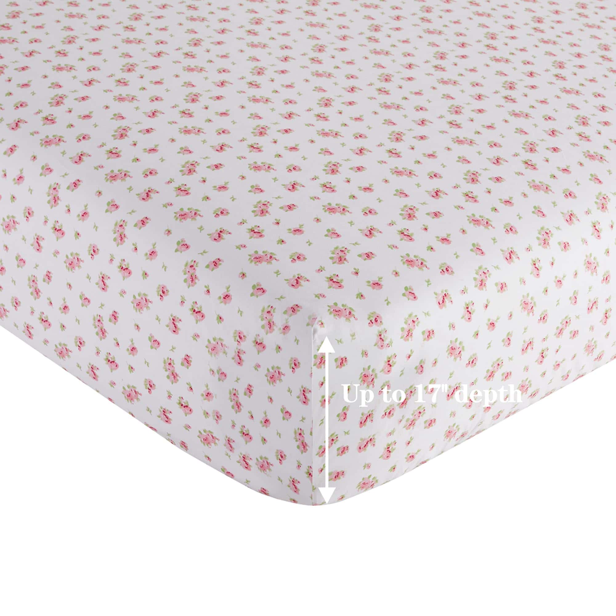Juego de Sábanas de 3 Piezas con Estampado -Rosa Floral - Imagen 6