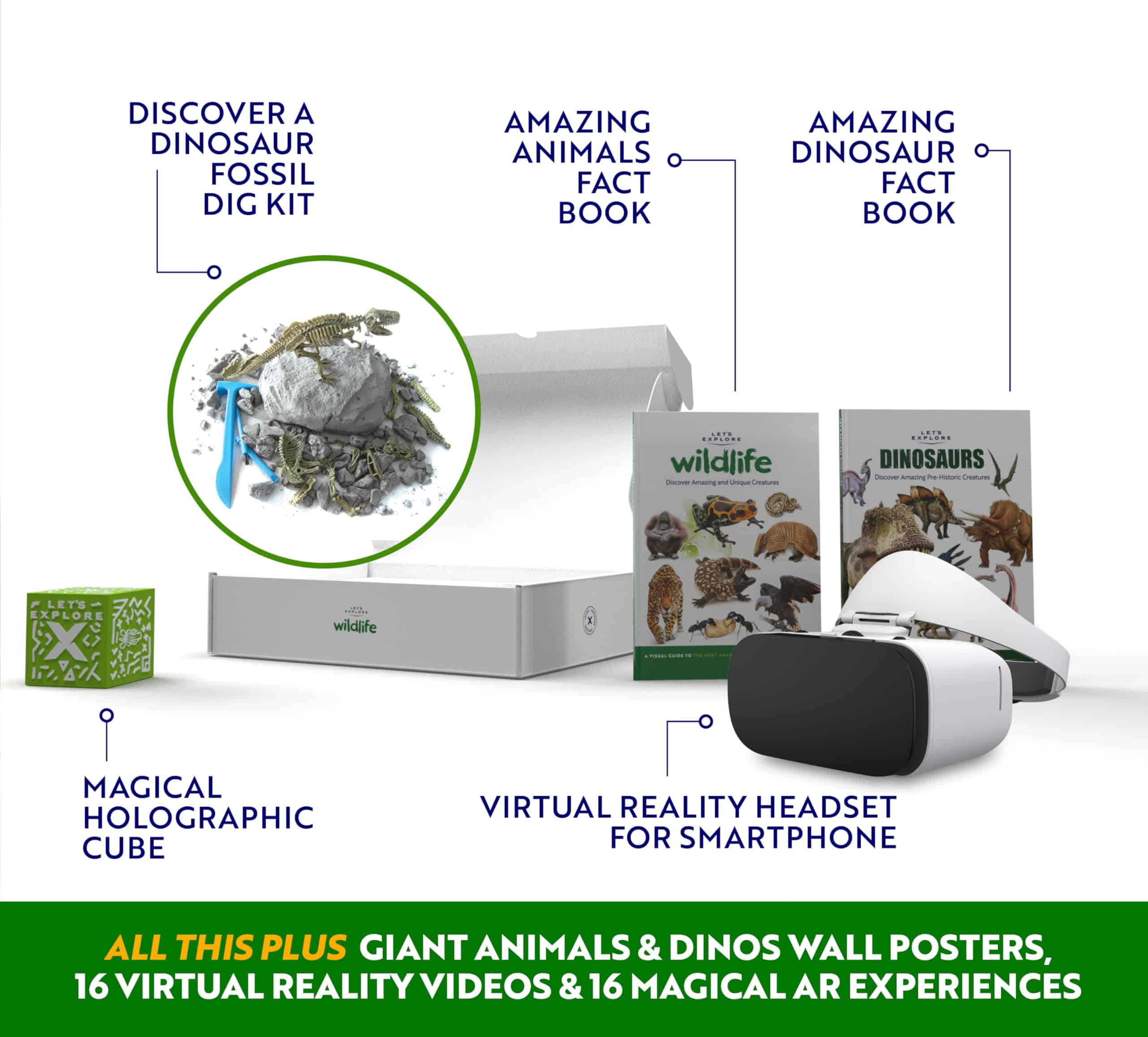 Let's Explore VR Headset for Kids - STEM Gift Box | Una - Imagen 3