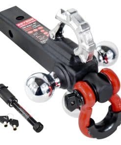 REYSUN 864062L Recovery Trailer Hitch Tri Ball Mount and