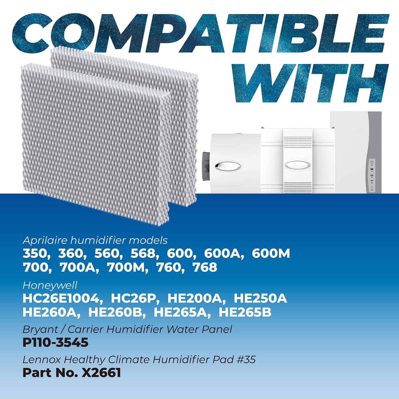 Filtro de Humidificador de Panel de Agua 35 Compatible con - Imagen 4