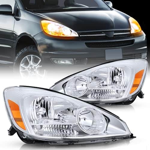 Conjunto de Faros Nilight Compatible con Toyota Sienna 2004