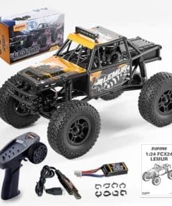 MQ & KUN FMS FCX24 1/24 Lemur RTR, Buggy RC 4x4 Cepillado