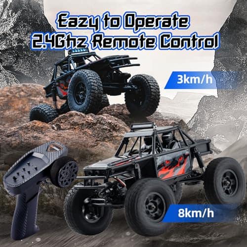 MQ & KUN FMS FCX24 1/24 Lemur RTR, Buggy RC 4x4 Cepillado - Imagen 5