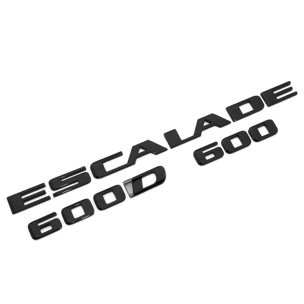 Emblema de Portón Trasero 3Pack Escalade 600 600D 3D Badge