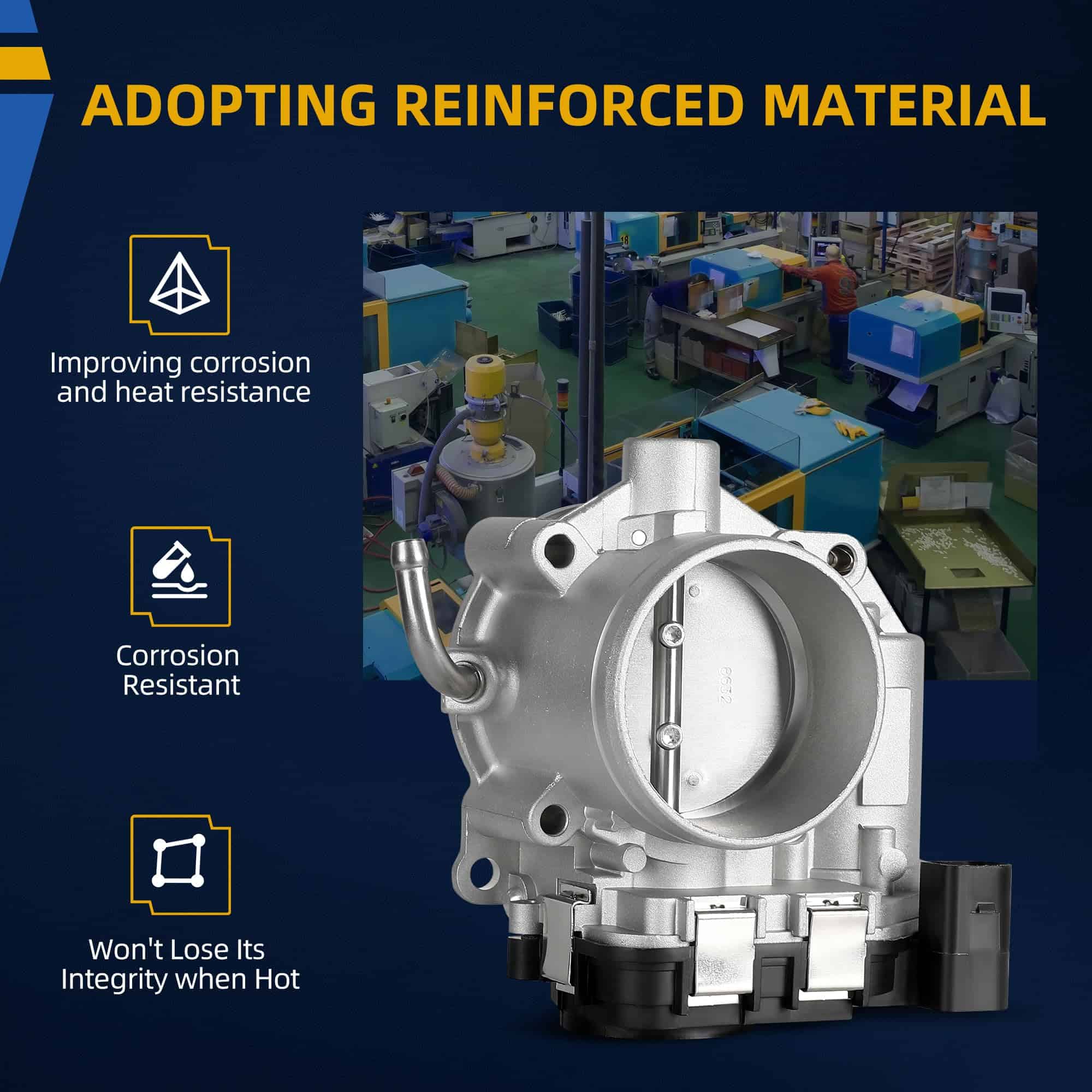 Cuerpo del acelerador DWVO compatible con Volkswagen Beetle - Imagen 5