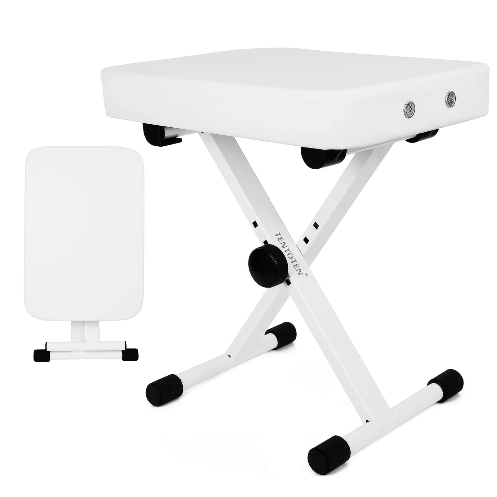 TENTOTEN Banqueta de Piano Plegable, Banco de Teclado