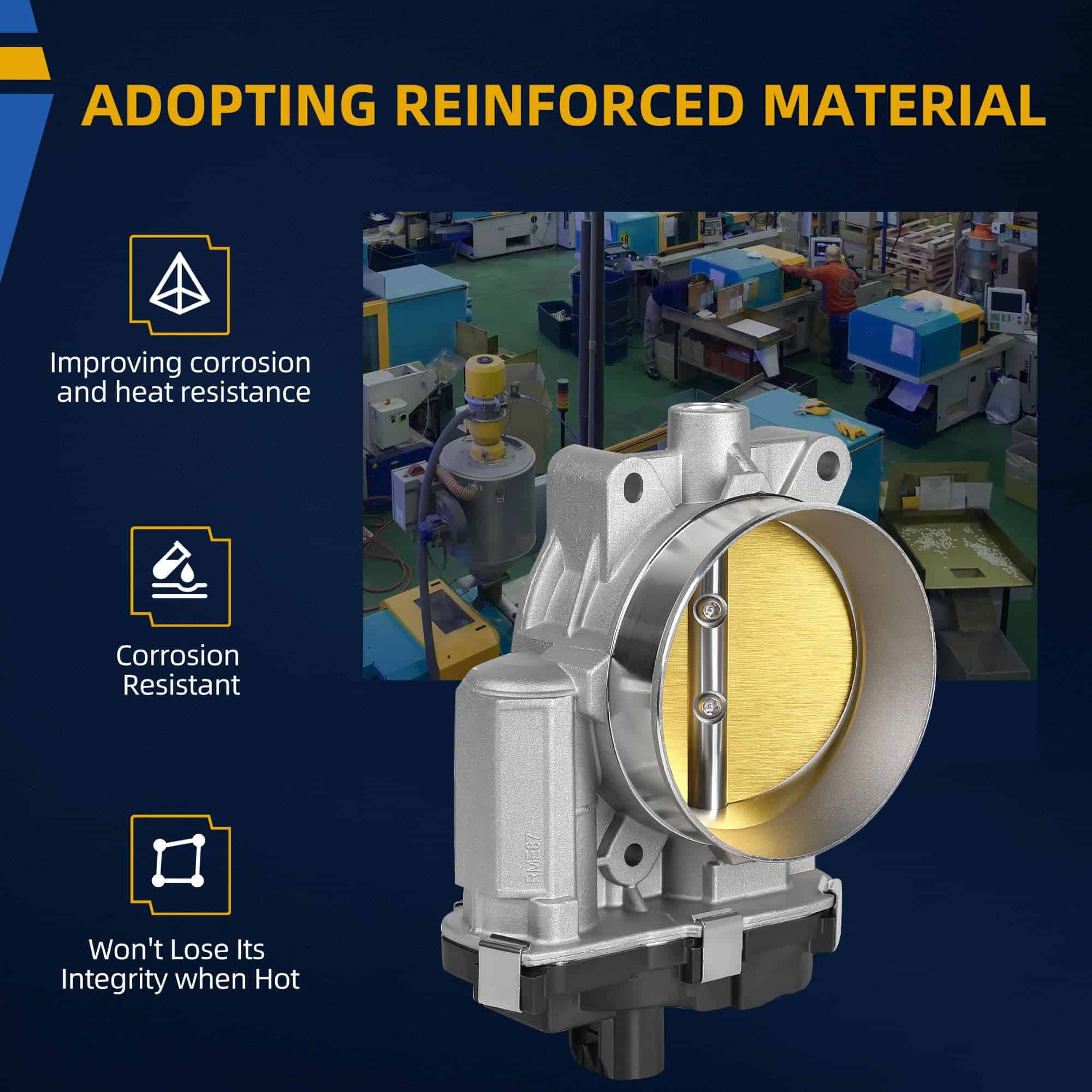 Cuerpo de Aceleración Electrónico DWVO Compatible con Ford - Imagen 6