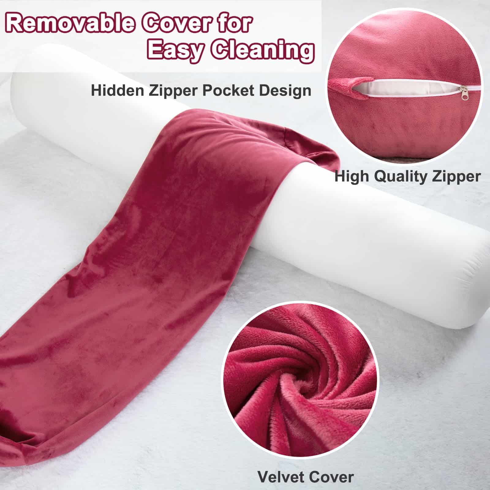 1 MIDDLE ONE Almohada de Refuerzo para Cama, Almohada - Imagen 7