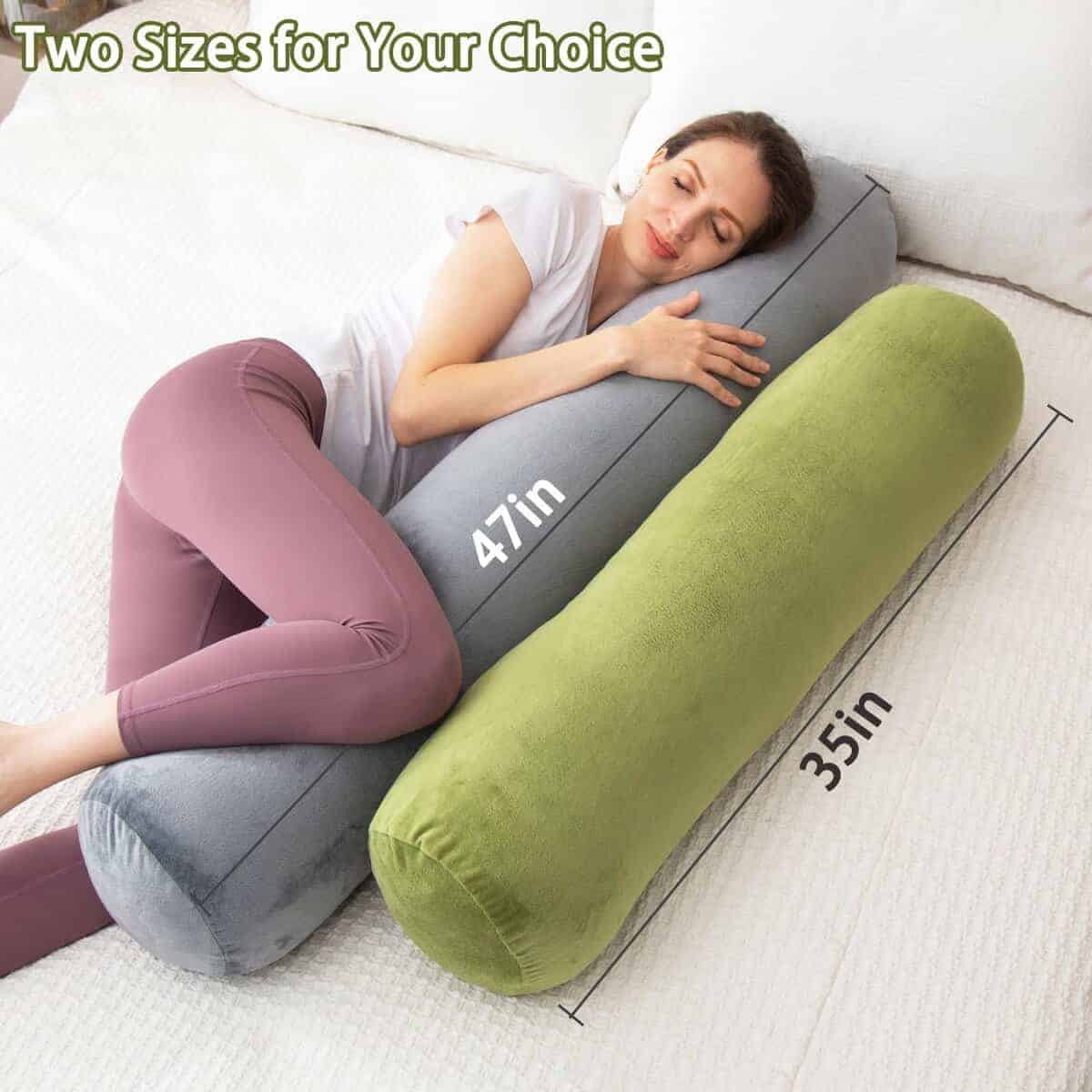 1 MIDDLE ONE Almohada de Refuerzo para Cama, Almohada Larga - Imagen 3