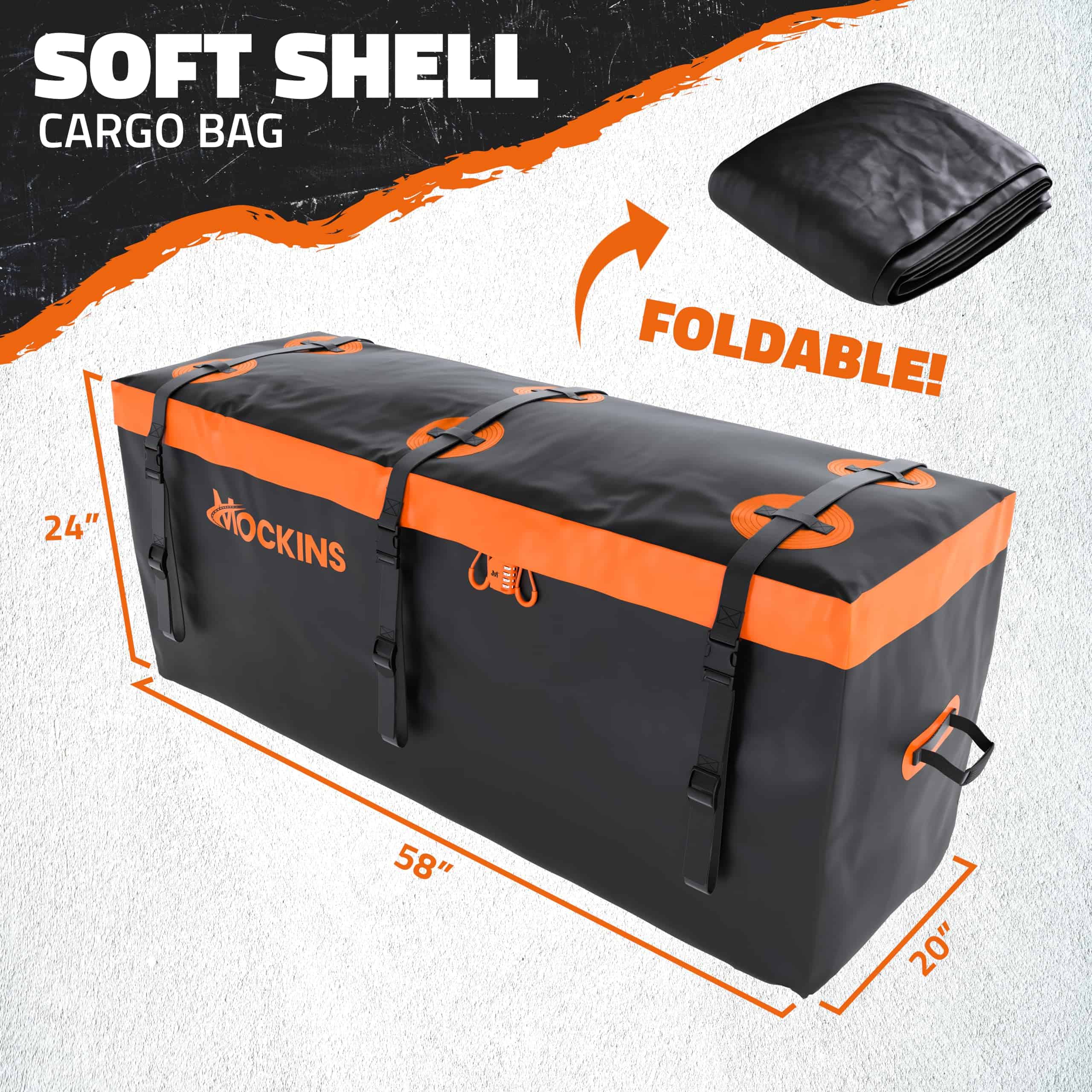 Mockins 16 CuFt Bolsa de Carga para Enganche de Remolque | - Imagen 5