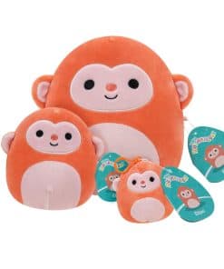 Combo de 3 Peluches Squishmallows Original Elton Mono