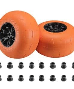 Ruedas de globo de playa ONECHOI, 13" Ruedas de PU sólido