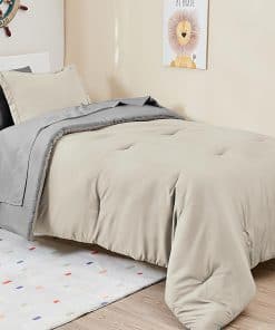 Juego de edredón Twin XL de 5 piezas INFIIXSO - Reversible